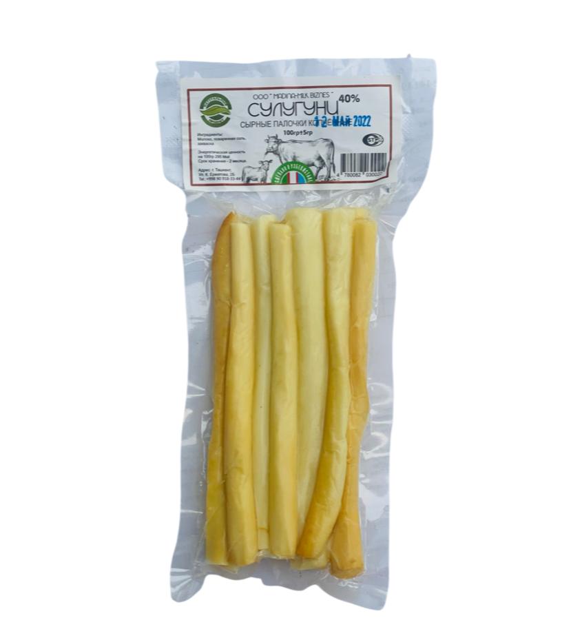 Сырные копчёный палочки сулугуни 100g